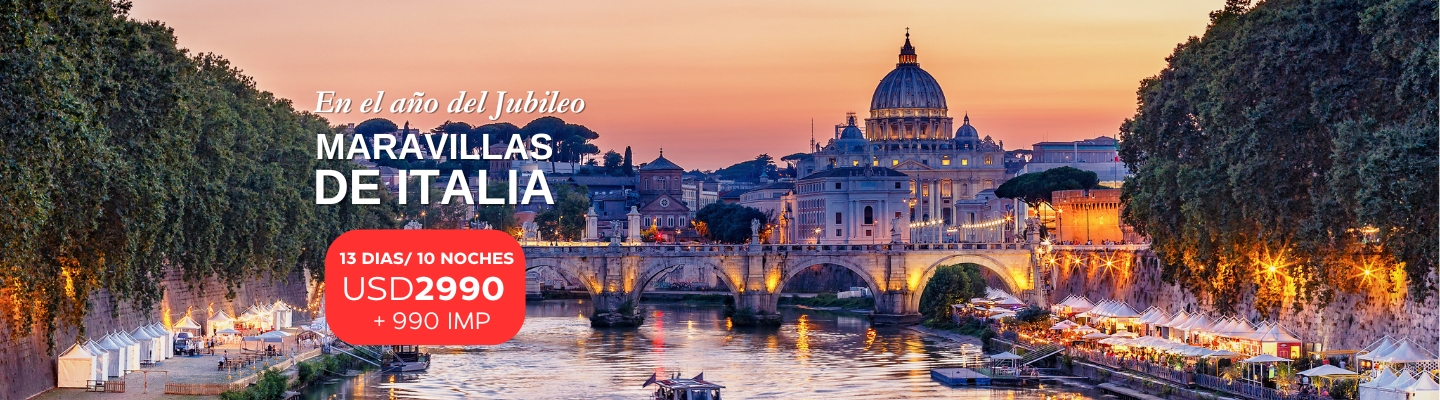 MARAVILLAS DE ITALIA JUBILEO